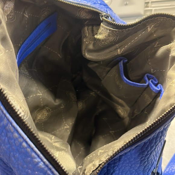 VINCE CAMUTO // Sloan crossbody zip top large handle tote bag “Ultraviolet” blue - Picture 4 of 12